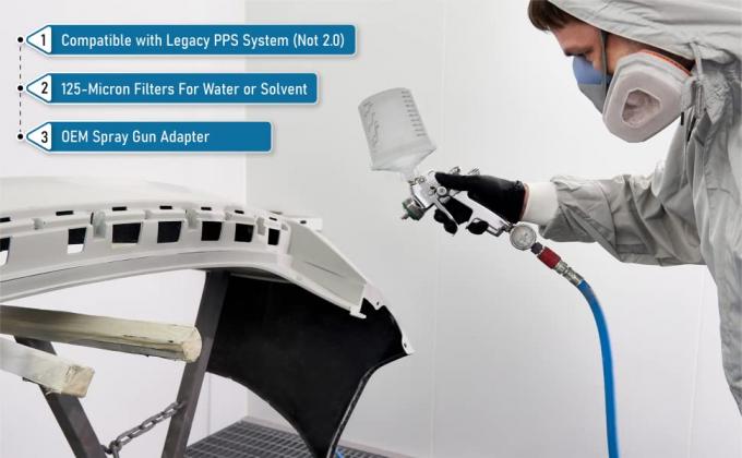 Le RICARICHE ELIMINABILI, la tazza dura dello spruzzo della pittura automobilistica della tazza, tazze della pistola, dipingono le tazze mescolantesi, SISTEMA della TAZZA dello SPRUZZO 6