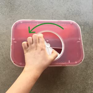 Sanità, gallone, quarto, contenitore tagliente di litro, contenitore di smaltimento dei rifiuti di rischio biologico, contenitore di disposizione dell'ago 2