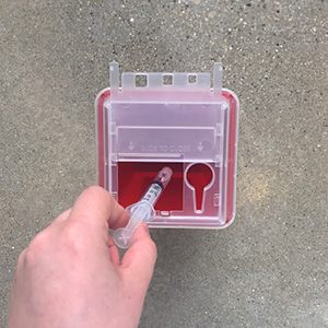 Sanità, gallone, quarto, contenitore tagliente di litro, contenitore di smaltimento dei rifiuti di rischio biologico, contenitore di disposizione dell'ago 4