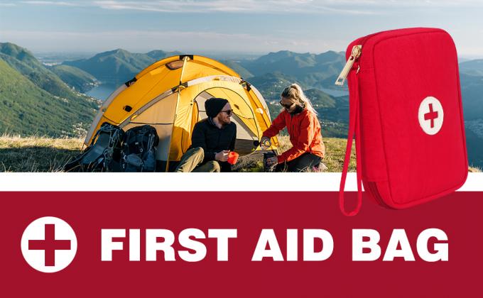 Le borse del pronto soccorso, Kit Bag, la borsa medica di stoccaggio, il sacchetto portatile, medicina di emergenza, pillole pratiche intascano 0