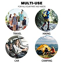 Le borse del pronto soccorso, Kit Bag, la borsa medica di stoccaggio, il sacchetto portatile, medicina di emergenza, pillole pratiche intascano 6