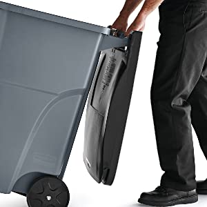 Spreco d'acciaio galvanizzato, recipiente dell'impennata dell'immondizia, pattumiera, pallet, casse, contenitori di distribuzione, contenitore di manica 2