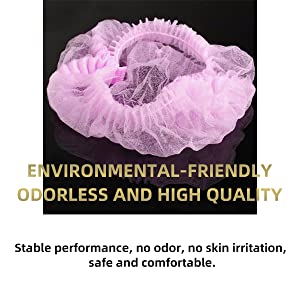 Coperture elastiche del cappuccio, cappucci capi chirurgici eliminabili medici, cappuccio Bouffant non tessuto della calca, CAPPUCCIO dell'INFERMIERE della retina 2