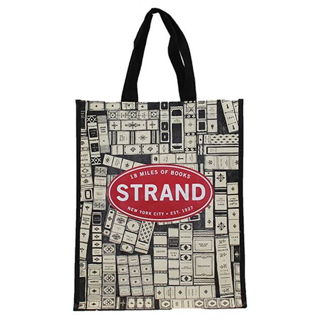 La maniglia laminata tessuto amichevole di Eco, Tote Bag tessuto pp, RPET ha ricoperto le borse pratiche di acquisto riciclabile pieghevole 5