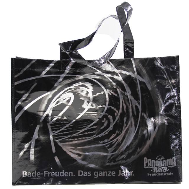 La maniglia laminata tessuto amichevole di Eco, Tote Bag tessuto pp, RPET ha ricoperto le borse pratiche di acquisto riciclabile pieghevole 8