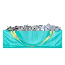 grandi borse pieghevoli e riutilizzabili delle borse di salto, della borsa del bidone della spazzatura, della costruzione dello spreco, riutilizzabile multiplo, strappo resistente 15