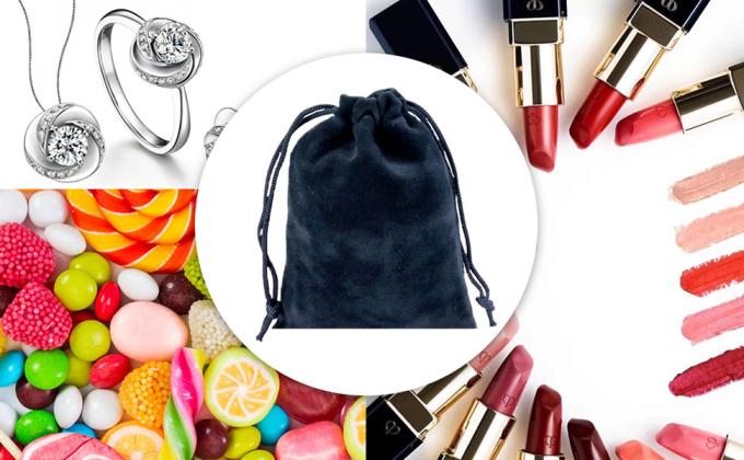 Borse del regalo del velluto, sacchetti del cordone del velluto, braccialetti, collane, orologi, anelli, imballaggio dei gioielli 17