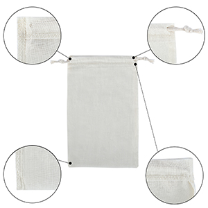 Sacchetti di cotone con coulisse, sacchetti di mussola di cotone, sacchetto di cotone, sacchetti riutilizzabili, sacchetto di gioielli, sacchetti regalo 0