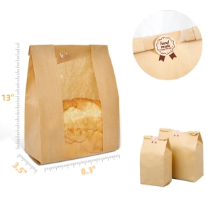 Borsa di distributore di giornali, regalo che imballa Carrie Shopping Paper Bag, Natale di nozze di compleanno, celebrazioni festive 5