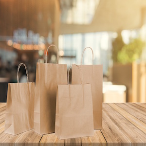 Borsa di distributore di giornali, regalo che imballa Carrie Shopping Paper Bag, Natale di nozze di compleanno, celebrazioni festive 9