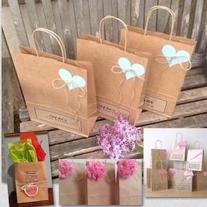 Borsa di distributore di giornali, regalo che imballa Carrie Shopping Paper Bag, Natale di nozze di compleanno, celebrazioni festive 10