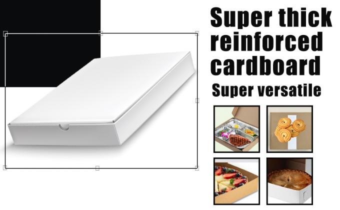 Il contenitore di carta su ordinazione dell'imballaggio della pizza ondulato con la dimensione differente, ricicla la scatola di pranzo semplice di carta del pacchetto della pizza 2