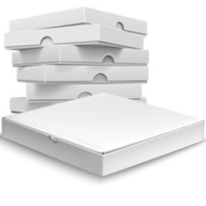 Il contenitore di carta su ordinazione dell'imballaggio della pizza ondulato con la dimensione differente, ricicla la scatola di pranzo semplice di carta del pacchetto della pizza 3