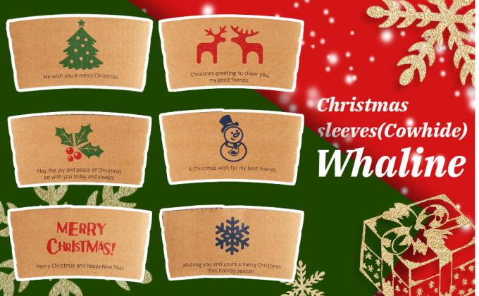 Manica della tazza, ondulata sulla manica con stampa, logo di marca, tazza di carta calda, manica della tazza, manica riciclabile 3