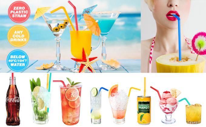 PLA a base vegetale, involucro individuale, cannuccia per cocktail, ecologico, amido di mais, Flexi, cucchiaio, forchetta, coltery 0