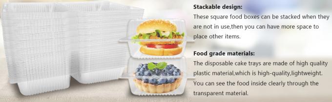 Il pacchetto pieghevole dell'insalata della bolla provvisto di cardini copertura superiore, contenitore della preparazione del pasto del compartimento ermetico porta via la scatola di pranzo 7