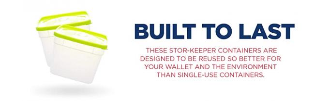 Contenitori di stoccaggio di alimento riutilizzabili del congelatore con i coperchi, Microwaveable libero di Bento Box BPA degli insiemi del contenitore della preparazione del pasto 6