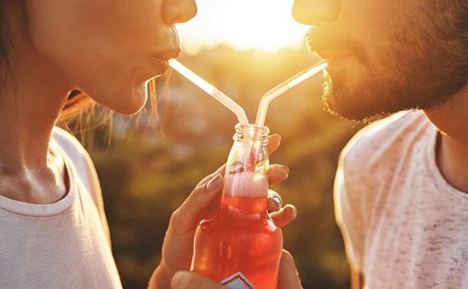 Le cannucce di PLA, le paglie giganti di CPLA, avvolte individualmente, pianta hanno basato le paglie flessibili concimabili, cocktail 16