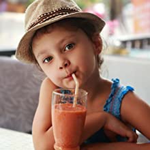 Le cannucce di PLA, le paglie giganti di CPLA, avvolte individualmente, pianta hanno basato le paglie flessibili concimabili, cocktail 20