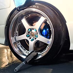 L'automobile pulita degli accessori dell'automobile che lava la pulizia ha messo 7 in 1 corredo portatile dell'autolavaggio, la zazzera della spazzola, asciugamano dell'automobile di Microfiber 5