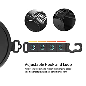 La borsa d'attaccatura dei rifiuti dell'automobile, stoccaggio intasca il bidone della spazzatura a perfetta tenuta dell'automobile di Collapsible Portable Waterproof dell'organizzatore 13