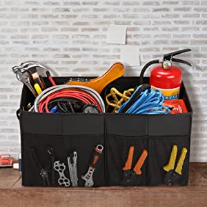 L'organizzatore For SUV, la grande capacità estensibile, organizzatore robusto del tronco di automobile di stoccaggio del tronco del carico, non slitta inferiore 18