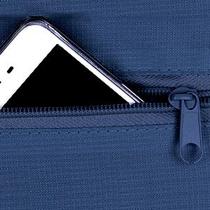 Borsa di tela di sport, borsa pieghevole di stoccaggio, trucco dell'articolo da toeletta, borse del cotone della tela della borsa a tracolla di viaggio con le chiusure lampo 6