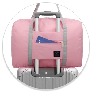 Borsa di tela di sport, borsa pieghevole di stoccaggio, trucco dell'articolo da toeletta, borse del cotone della tela della borsa a tracolla di viaggio con le chiusure lampo 20