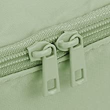 Organizzatore cosmetico di Skincare di trucco di viaggio, borsa dell'articolo da toeletta, borsa di tela pieghevole, compartimenti multipli di stoccaggio 3