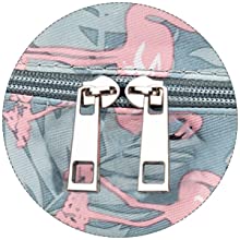 Organizzatore cosmetico di Skincare di trucco di viaggio, borsa dell'articolo da toeletta, borsa di tela pieghevole, compartimenti multipli di stoccaggio 24