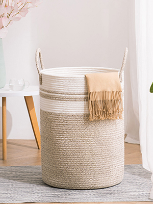 Panieri della lavanderia, canestro d'organizzazione, organizzatore For Toy Collection, canestro di stoccaggio di recipiente di stoccaggio della tela 1