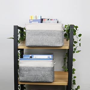 Panieri della lavanderia, canestro d'organizzazione, organizzatore For Toy Collection, canestro di stoccaggio di recipiente di stoccaggio della tela 21