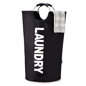 Lavare il migliore carretto di lavanderia sporco del canestro di lavanderia del paniere con la maniglia, stoccaggio facile pieghevole del canestro di lavanderia 1