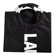 Lavare il migliore carretto di lavanderia sporco del canestro di lavanderia del paniere con la maniglia, stoccaggio facile pieghevole del canestro di lavanderia 4