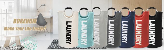 Lavare il migliore carretto di lavanderia sporco del canestro di lavanderia del paniere con la maniglia, stoccaggio facile pieghevole del canestro di lavanderia 13