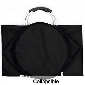 Canestri di lavanderia con Carry Handles facile, paniere, piegante lavando i recipienti, bagno della stanza di lavanderia della famiglia 4