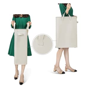 Canestri di lavanderia con Carry Handles facile, paniere, piegante lavando i recipienti, bagno della stanza di lavanderia della famiglia 20