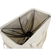 Canestri di lavanderia con Carry Handles facile, paniere, piegante lavando i recipienti, bagno della stanza di lavanderia della famiglia 24