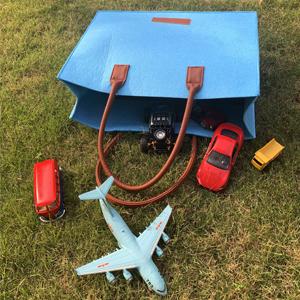 Grande riutilizzabile dei sacchetti della spesa di Eco delle borse di drogheria fatto dai prodotti ritenuti del tessuto insacca il viaggio alla moda Tote Bag Gray 2