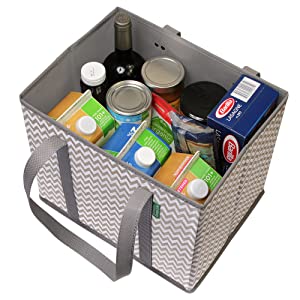 Cliente della drogheria, grandi borse commoventi resistenti, maniglie delle cinghie dello zaino, totalizzatori di stoccaggio delle chiusure lampo, scatole di stoccaggio 15