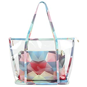 Le donne insaccano, borse dello stadio, PVC Tote Bag, borsa, borsa dell'involucro di regalo di festival, borsa cosmetica di stoccaggio della maniglia 12