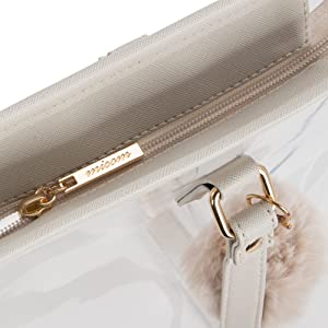 Chiara borsa dell'ologramma, grande per i giochi di sport, lavoro, viaggio di sicurezza, sedi dello stadio o concerto 7