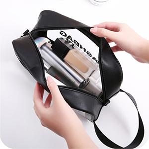 Stoccaggio, viaggio, promozione, imballaggio di trucco, organizzatore External Pockets, grande borsa cosmetica dei corredi di trucco 4