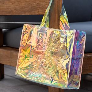 Borsa di cuoio riflettente dell'unità di elaborazione del laser, totalizzatore iridescente, borsa olografica di modo, borsa di segretezza, borsa del lavoro dello stadio 1