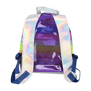 Borsa di School Daypack Travel Caming dello studente dello zaino per le ragazze delle donne, borse di cordone, arcobaleno multicolore 19
