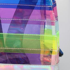 Borsa di School Daypack Travel Caming dello studente dello zaino per le ragazze delle donne, borse di cordone, arcobaleno multicolore 20