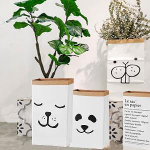 borsa più papier delle sac en, decorazione di tela di Basket Nursery Home dell'organizzatore dell'abbigliamento dei giocattoli dei bambini della borsa di stoccaggio di carta kraft 4