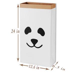 borsa più papier delle sac en, decorazione di tela di Basket Nursery Home dell'organizzatore dell'abbigliamento dei giocattoli dei bambini della borsa di stoccaggio di carta kraft 5