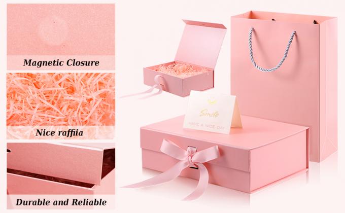 Sacchetti della spesa di lusso, ospiti di nozze del deposito di affari dell'abbigliamento di Matte Modern Embossed Birthday Merchandise 4