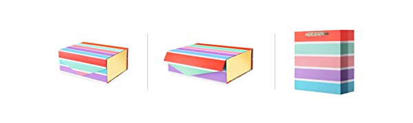 Scatola attuale di giorno di biglietti di S. Valentino, scatola di proposta delle damigelle d'onore, riempitore attuale della carta del nastro della carta della borsa, contenitori di regalo 2